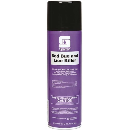 Spartan Chemical 17.5oz. Aerosol Can Bed Bug and Lice Killer 690500
